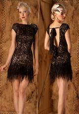 MacDuggal 1184D.  Available in Black/Nude