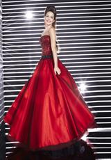 2012 Studio 17 Prom Dresses 12314.  Available in Black/Red, Black/Turquoise