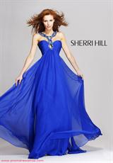2012 Sherri Hill Prom Dresses 1455.  Available in Fuchsia, Green, Lilac, Orange, Red, Royal, White, Yellow