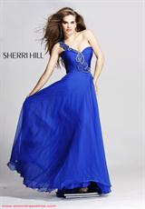 1456 Long Flowy Sherri Hill 2013 Prom Dress