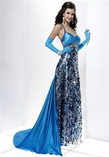 2012 Tiffany Prom Dresses 16691.  Available in Black/Silver/Fuchsia, Black/Silver/Turquoise