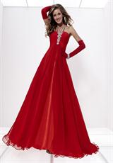 2012 Long A Line Prom Dress by Tiffany 16697