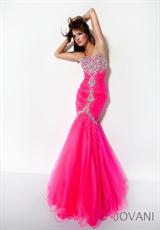 2012 Jovani Prom Dresses 171174.  Available in Hot Orange, Hot Pink, Light Blue, Navy, White