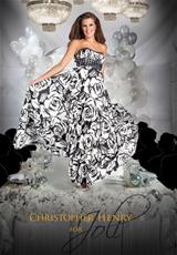 2012 Joli Prom Dresses 9208.  Available in Black/White, Ivory
