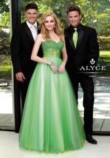 2013 Alyce Tulle Empire Waist Prom Dress 6060