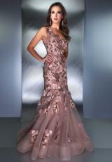 MacDuggal Couture 78581D.  Available in Black/Nude, Mocha