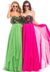 2013 Party Time Long Flowy Gown 6103