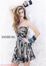 2012 Print Sherri Hill Prom Dress 2905