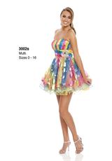 2012 WOW Prom Dresses 3002S.  Available in Multi