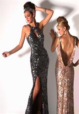 2012 Cassandra Stone Prom Dresses 3434A.  Available in Black, Gold