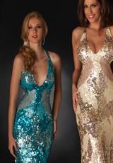 2012 Flash Prom Dresses 3497L.  Available in Ivory/Gold, Turquoise
