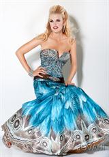 2012 Jovani Prom Dresses 3820.  Available in Blue/Brown