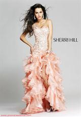 2012 Sherri Hill Prom Dresses 3848.  Available in Aqua, Peach