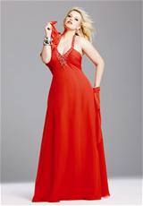 Faviana 9155.  Available in Kelly Green, Mango, Turquoise