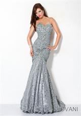Jovani 4260.  Available in Grey, Hot Orange, Navy