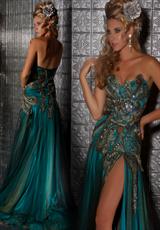 2012 MacDuggal Prom Dresses 42660M.  Available in Peacock 