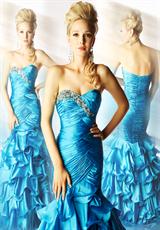 2012 MacDuggal Prom Dresses 4911H.  Available in Turquoise, White