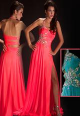 2012 Cassandra Stone Prom Dresses 50007A.  Available in Neon Pink, Neon Turquoise