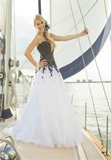 2012 Blush Prom Dresses 5139.  Available in Black/White