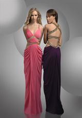 2012 Shimmer Prom Dresses 59408.  Available in Coral, Ivory, Purple