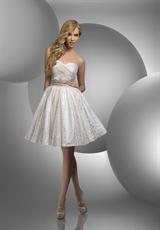 2012 Shimmer Prom Dresses 59418.  Available in Ivory/Silver, Purple/Silver