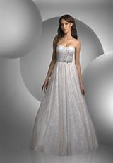 2012 Shimmer Prom Dresses 59420.  Available in Ivory/Silver, Purple/Silver