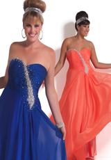 2012 Cassandra Stone II Plus Size Prom Dresses 6219K.  Available in Coral, Royal