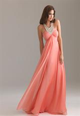 2012 Night Moves Prom Dresses 6401.  Available in Blue, Coral, Green, White
