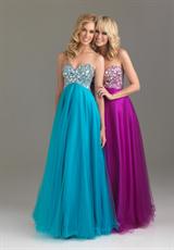 2012 Night Moves Prom Dresses 6411.  Available in Black, Coral, Fuchsia, Turquoise, White