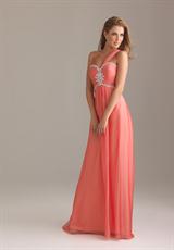 2012 Night Moves Prom Dresses 6415.  Available in Black, Coral, Purple