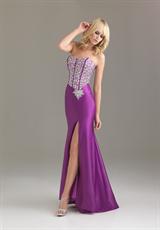 2012 Night Moves Prom Dresses 6419.  Available in Black, Purple, Red
