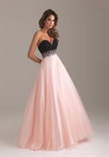 2012 Night Moves Prom Dresses 6452.  Available in Black/Pink, Black/Water