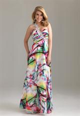 2012 One Shoulder  Night Moves Prom Dress 6502W