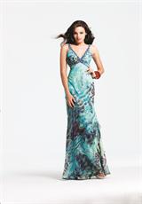Faviana 6918.  Available in Aqua, Aqua Foil Print, Vintage Pink