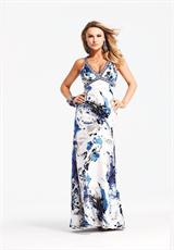 Faviana 6931.  Available in White/Royal, White/Royal Hand-Painted Print