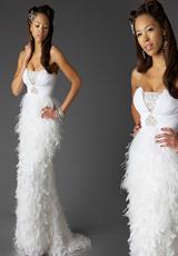 2012 MacDuggal Prom Dresses 7131M.  Available in Baby Pink, Black, White