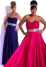 2012 Cassandra Stone II Plus Size Prom Dresses 75757K.  Available in Fuchsia, Purple