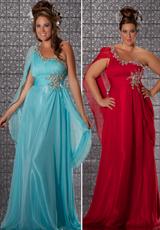 2012 Fabulouss Plus Size Prom Dresses 76144F.  Available in Aqua, Red