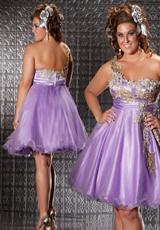 2012 Fabulouss Plus Size Prom Dresses 76314F.  Available in Aqua, Lilac