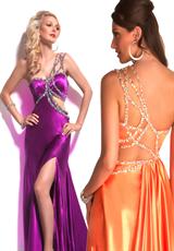 2012 Cassandra Stone Prom Dresses 81539A.  Available in Hot Orange, Purple