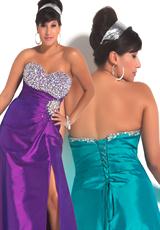2012 Cassandra Stone II Plus Size Prom Dresses 81604K.  Available in Jade, Purple