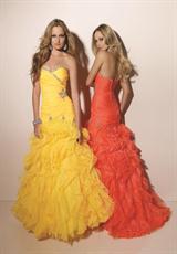 Bright Yellow and Bright Orange