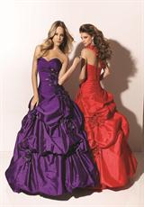 2012 Mori Lee Prom Dresses 91042.  Available in Deep Purple, Red Ribbon