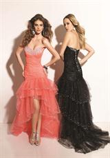 Lace up Back 2012 Mori Lee Prom Dress 91043