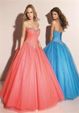 2012 Mori Lee Prom Dresses 91045.  Available in Deep Purple, Flame, Peacock