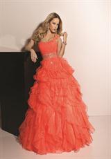 2012 Mori Lee Prom Dresses 91047.  Available in Bright Orange, Bright Purple, Deep Aqua