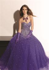 2012 Mori Lee Prom Dresses 91058.  Available in Deep Purple, Pink Panther