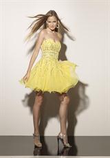 2012 Mori Lee Sticks and Stones Prom Dresses 9163.  Available in Orangeburst, Yellow