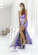 2012 Blush Prom Dresses 9301.  Available in Lavender/Multi