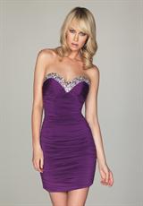 2012 Evenings By Allure Prom Dresses A462.  Available in Black, Purple, Red